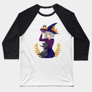 cute anime witch Baseball T-Shirt